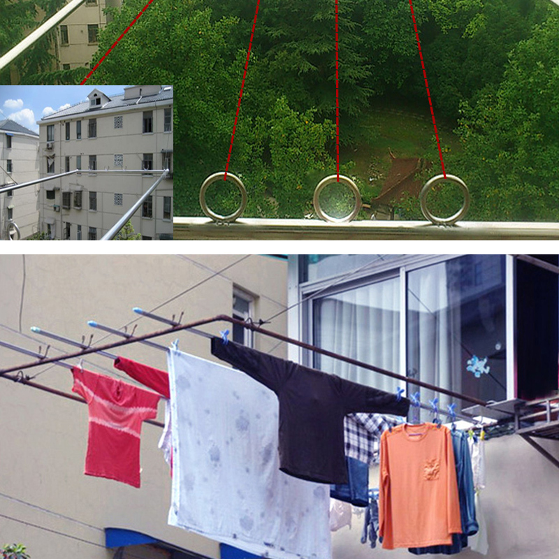 晾衣服杆不锈钢伸缩杆阳台晒衣杆单杆固定式凉挂衣杆晾衣架钢管竿|ruв категории получать отделка, прачечная/солнце/уход, бельевой род - от Buy2taobao.com для оказания профессиональной услуги покупки агента Taobao