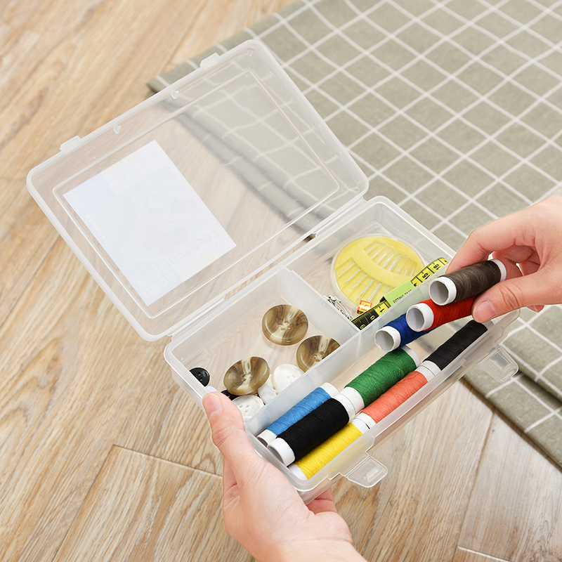 Japanese imports Sewing box Cross Stitch Tools storage box Household 3 Separated Sorting box Jewelry Arrangement Wire boxin the Home Fabric , Stitch & Tools Accessories , Cross Stitch Tools , Junction box category - from Buy2taobao.com to provide professional Taobao agent buy service