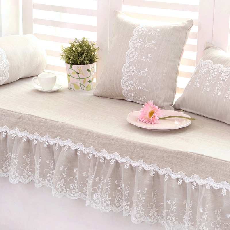 Finding love Home Furnishing bay window pad Windowsill Cushion Customized Customized customized thickening Seat cushion Countryside sponge Fabric art Koreanin the Home Fabric , Cushion/Cushion/Sofa cushion , Windows and pad category - from Buy2taobao.com to provide professional Taobao agent buy service