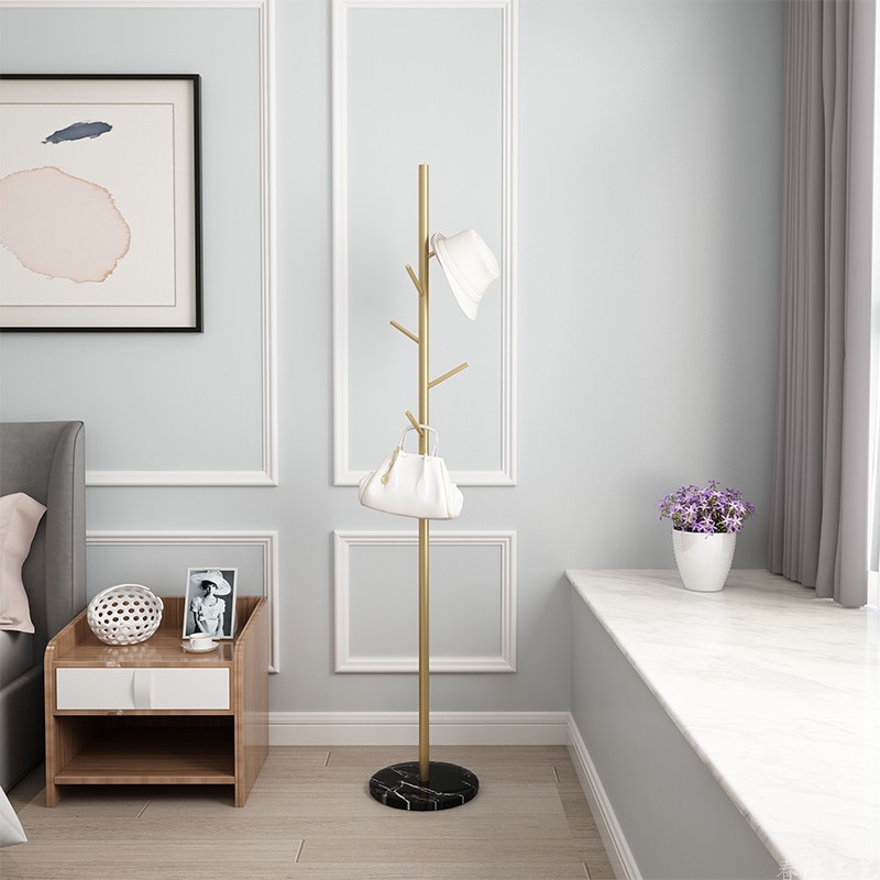 Northern Europe Marble Metal Coat rack bedroom to ground Coat hanger Modern simplicity originality Clothes hanger Clothes rackin the Residential furniture , Shelf , Coat Rack category - from Buy2taobao.com to provide professional Taobao agent buy service
