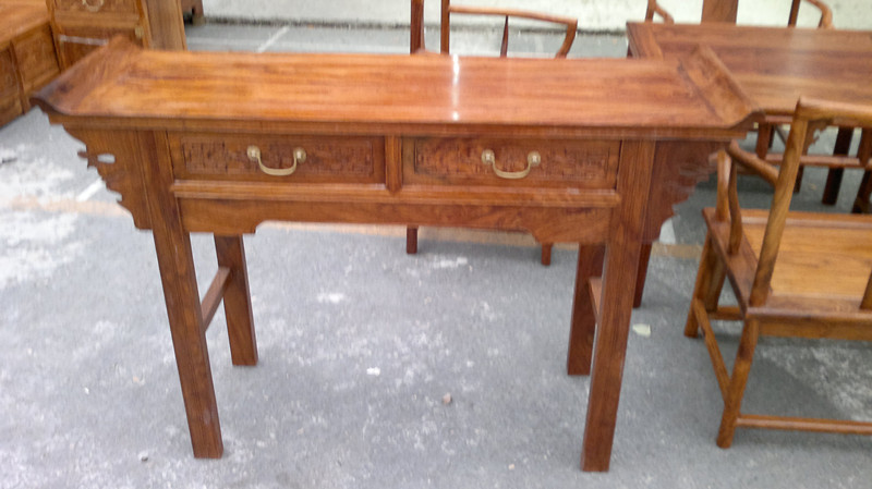 Rosewood Antique Furniture Chinese style Solid wood furniture Africa Pear Narrow table Alice head casein the Residential furniture , Case/Taiwan class , Narrow table category - from Buy2taobao.com to provide professional Taobao agent buy service