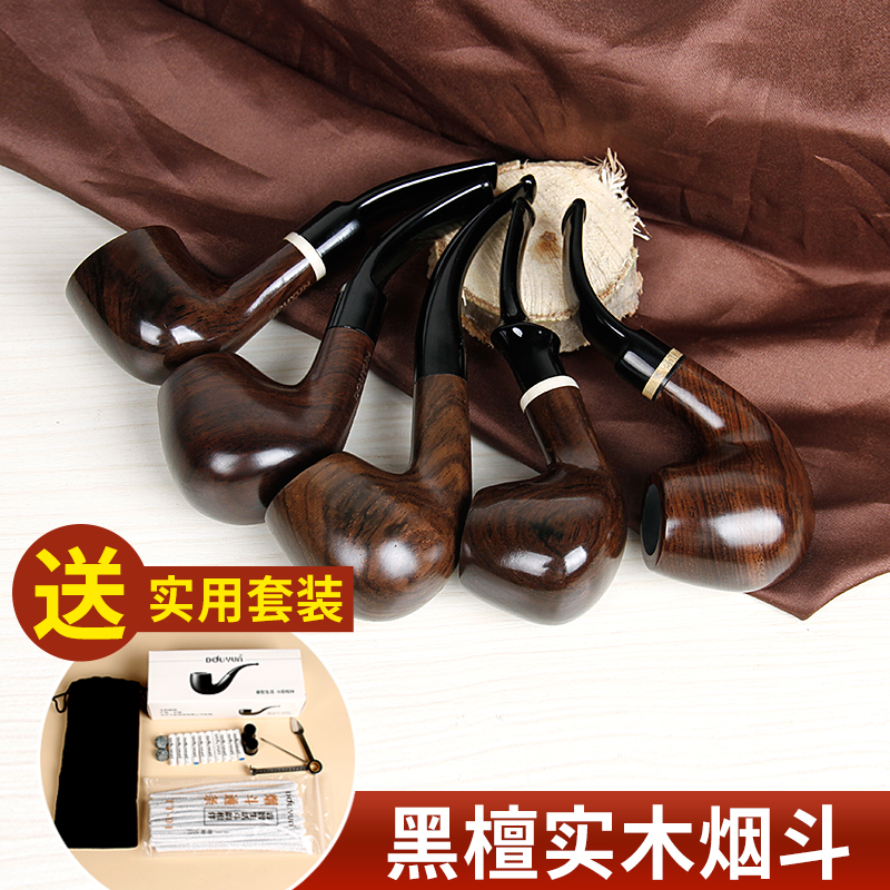 douyun石楠木烟斗实木黑檀烟斗9mm滤芯烟丝斗老式过滤斗烟具全套|ruв категории ZIPPO/швейцарский армейский нож/очки, курить, трубы - от Buy2taobao.com для оказания профессиональной услуги покупки агента Taobao