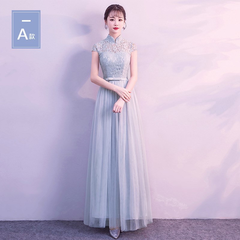 Sister Rite Retro collocation clothing wedding Confidante Bridesmaid full dress 2018 new pattern speech Hostin the Women's clothing/Boutique , Wedding/Cheongsam/Formal dress , Formal dress/Evening category - from Buy2taobao.com to provide professional Taobao agent buy service