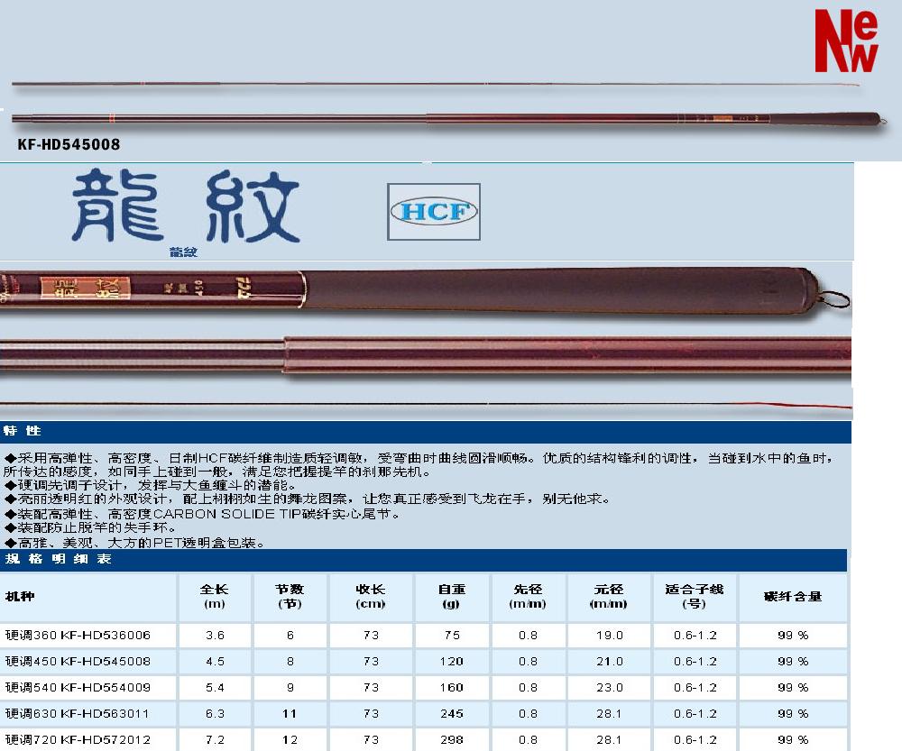 年底清仓正品迪佳鱼竿硬调渔竿龙纹6.3米 溪流竿 钓竿 碳素竿手