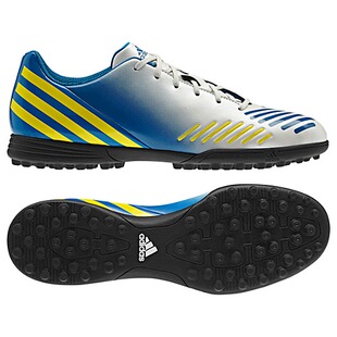  【现货】香港adidas专柜正品 猎鹰12 白蓝色TF碎钉足球鞋G64964