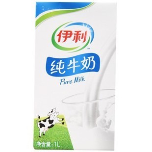  1L伊利纯牛奶（武汉满百包邮）