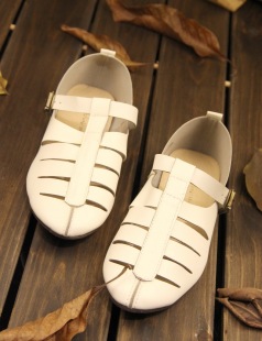  包邮夏季新款凉鞋女欧美舒适平跟平底学生学院风复古罗马女鞋