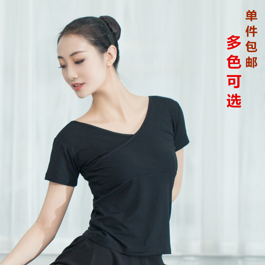Spring and summer dance clothing style T-shirts Latin clothing Short sleeved Easy Practice jacket studentin the Sports/Yoga/Fitness/Fans supplies , Dance/Aerobics/Gymnastics , Aerobics , Aerobics Tops category - from Buy2taobao.com to provide professional Taobao agent buy service