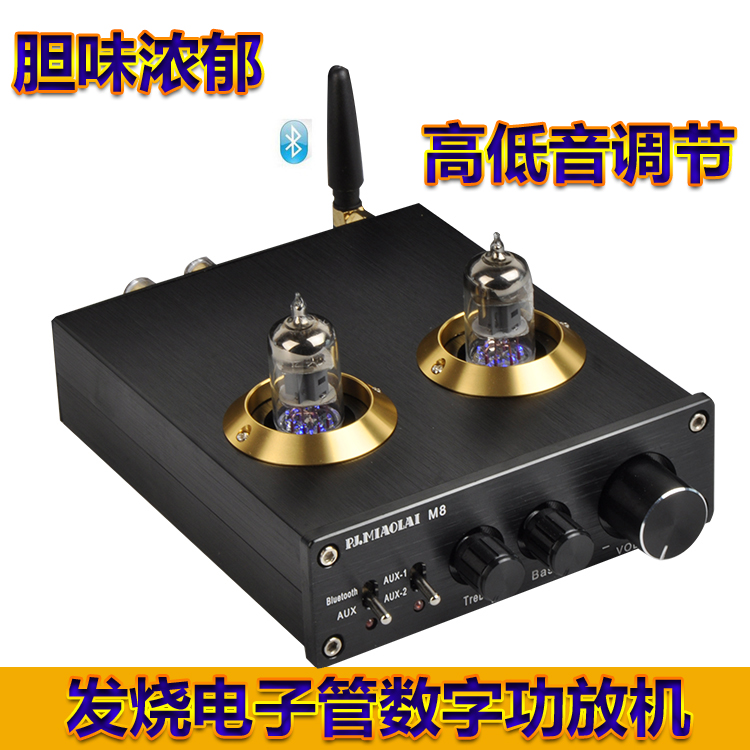 PJ.MIAOLAI M8發燒膽機HiFi電腦家用大功率藍牙電子管數字功放機在類目 影音電器, Hifi音箱/功放/器材, 功放中 - 來自Buy2taobao.com提供專業的淘寶代購服務