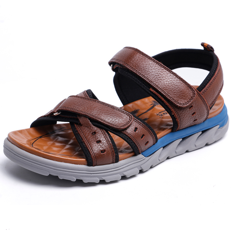 Goldlion Men's Shoes summer new pattern Special shop man fashion High-end Non-slip outsole genuine leather Beach shoes Sandalsin the Men's Shoes, Sandals category - from Buy2taobao.com to provide professional Taobao agent buy service