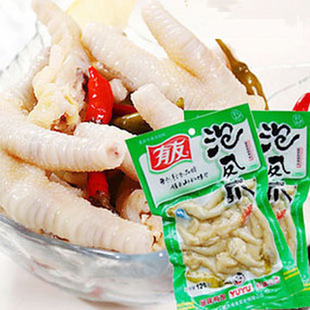  T有友泡椒凤爪100克 泡凤爪 100g 重庆特产 有友泡椒凤爪100g