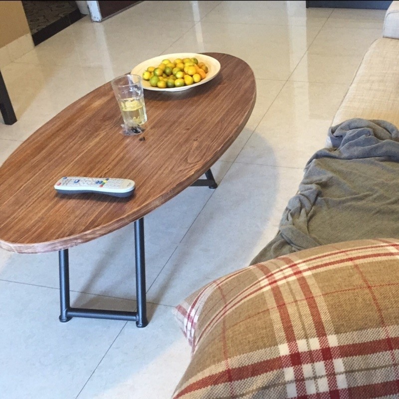 简约现代家具LOFT风格实木客厅茶几咖啡桌仿古做旧椭圆桌创意茶几|msdalam kategori Perniagaan/perabot pejabat, perabot pejabat, sofa ruang tamu/meja teh, meja teh - dari Buy2taobao.com untuk memberikan perkhidmatan ejen Taobao profesional membeli