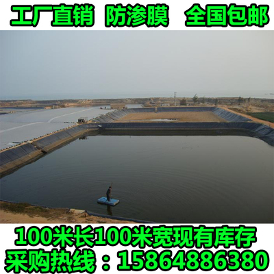 鱼塘膜 鱼池防水膜 防渗膜 土工膜 水产养殖膜藕池膜黑色塑料薄膜