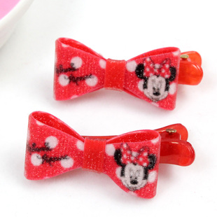  正品迪士尼儿童饰品配饰 宝宝头饰发饰发卡发夹 甜美可爱 女童