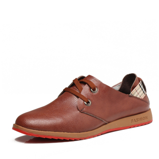  新款时尚韩版男鞋/男士真牛皮轻便休闲板鞋/潮流搭扣舒适单鞋