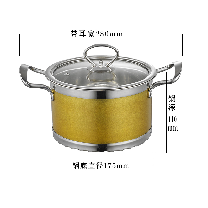 Stainless steel Binaural Soup pot The milk pot Instant noodles Radiant-cooker small-scale Hot Pot dormitory health preservation Medicinal dishes ceramicsin the Kitchen/Cooking utensils , Cooking utensils , Cookware/Pot/Kettle , Milk pot category - from Buy2taobao.com to provide professional Taobao agent buy service