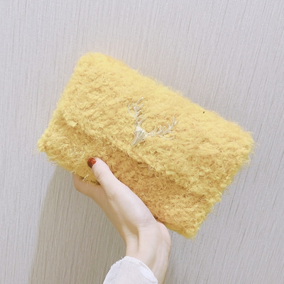 抖音同款手工包包编织女包2019新款冬季斜挎包自制diy材料包全套