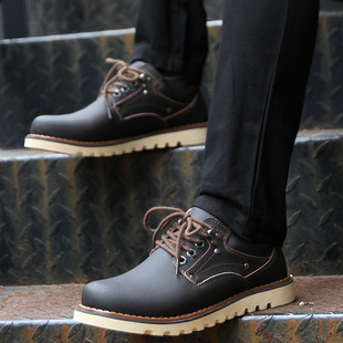  包邮新冬款英伦韩版厚底大头潮男鞋软底鞋工作鞋休闲鞋商务潮