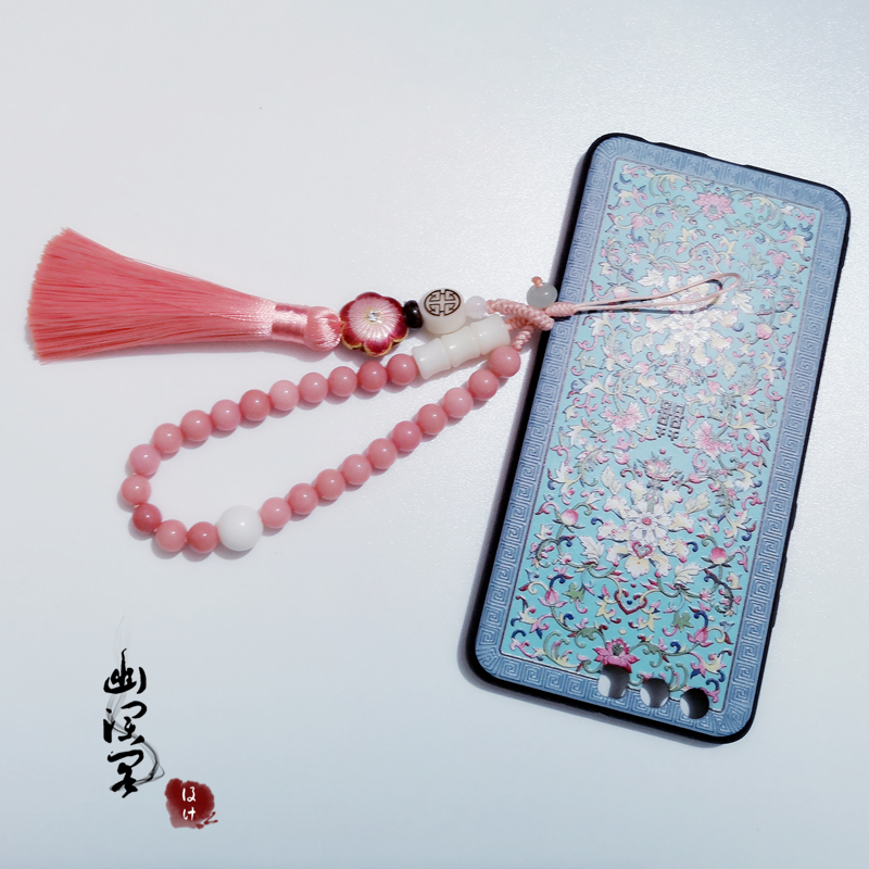 手工编织手机防丢绳女手腕短款手机壳挂件菩提宫铃吊坠红玉髓挂饰在类目 3C数码配件, 手机配件, 手机饰品, 手机挂件/手机链中 - 来自Buy2taobao.com提供专业的淘宝代购服务