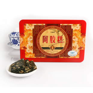  #淘特价#正品红颜堂阿胶 山东阿胶固元膏块 礼盒装450g 阿胶糕