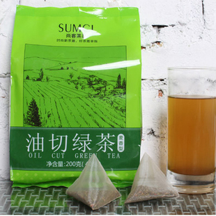  尚客茶品 油切绿茶 独家秘制大麦绿茶  袋泡  买1送5