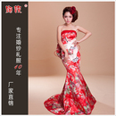 【绝设】新款复古中国风刺绣结婚敬酒宴会旗袍抹胸礼服特价 1977 【绝设】新款复古中国风刺绣结婚敬酒宴会旗袍抹胸礼服特价 1977