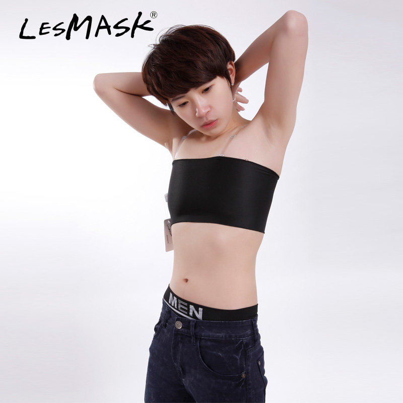 LES MASK no bandage TT corset corset Les t short strapless 3 row hook Velcro