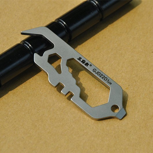 Genuine three blade wood Multifunctional Tool outdoors edc equipment Nail puller bolt driver GJ022Din the Festive supplies/Gift , Gift ideas , Keychain category - from Buy2taobao.com to provide professional Taobao agent buy service