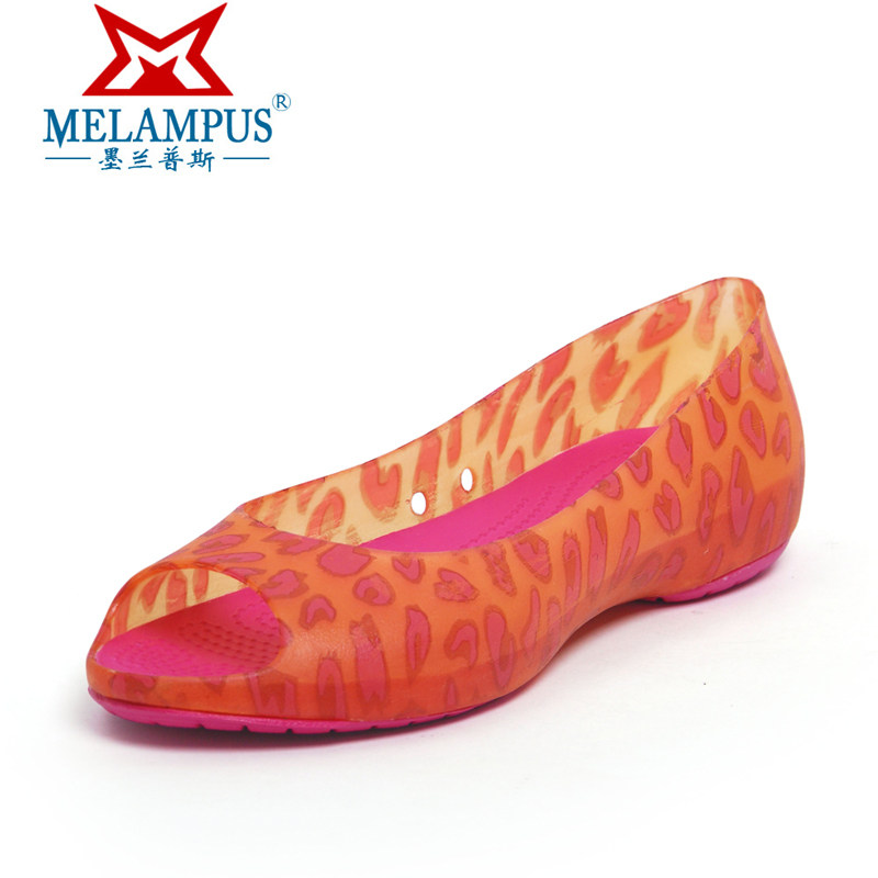 Transparent hole kalimalizhen beach shoes, sandals, flat shoes, candy frozen fish lips woman shoes summer clearance sale price