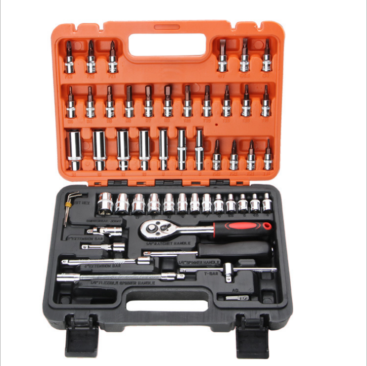 小飞46件套装工具1/4小飞套装小棘轮工具套筒扳手修车工具53件套在类目 五金/工具, 手动工具, 工具组合套装, 组合套装中 - 来自Buy2taobao.com提供专业的淘宝代购服务