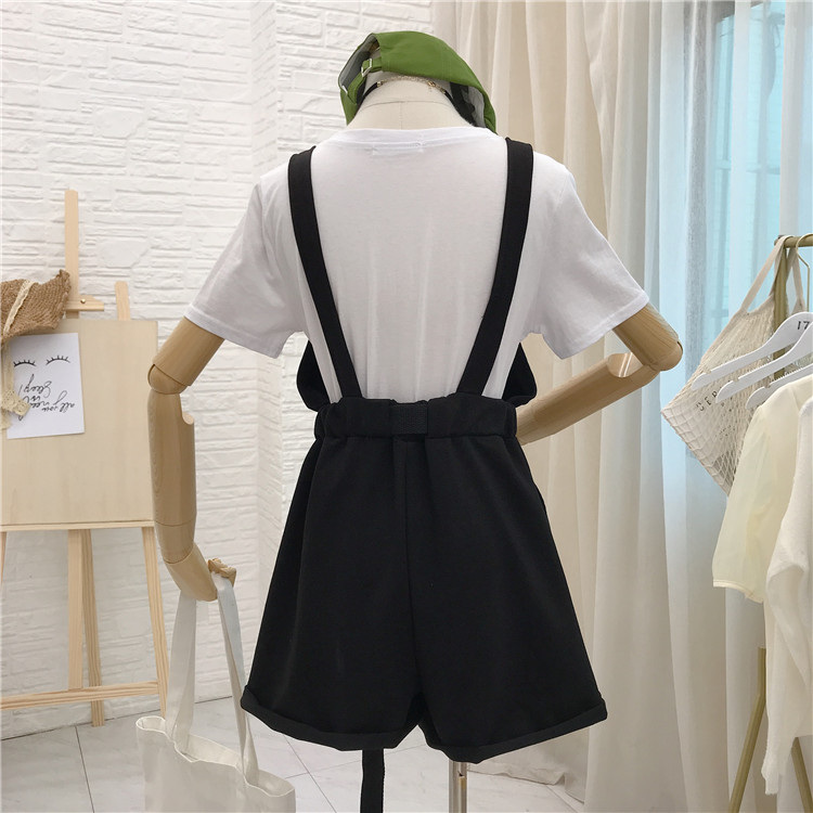 包邮工装印花字母背带裤女2019夏季新款宽松显瘦韩版减龄吊带连体|msdalam kategori kasut kanak-kanak/Kasut bayi/kasut ibu bapa dan anak, kasut ibu bapa dan anak - dari Buy2taobao.com untuk memberikan perkhidmatan ejen Taobao profesional membeli