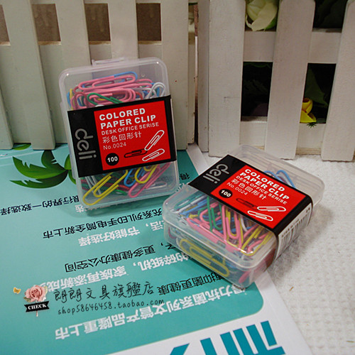 回形针 得力 0024 彩色回形针 曲别针 回型针 29mm L56在类目 电子词典/电纸书/文化用品, 装订用品, 别针/回形针中 - 来自Buy2taobao.com提供专业的淘宝代购服务