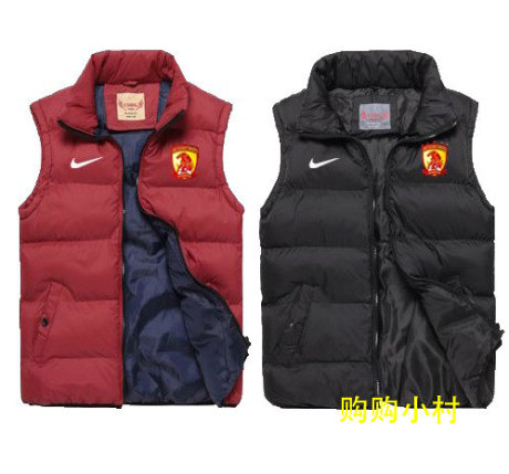 <em>广州</em>恒大棉马甲<em>棉衣外套</em>恒大足球队队训练服马