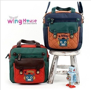 韩国进口儿童包包 时尚男生旅游背包 斜挎包机