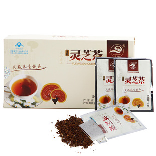  粤微 灵芝茶 养生袋泡茶 养生茶 保健茶 袋泡茶 益生茶 养肝茶