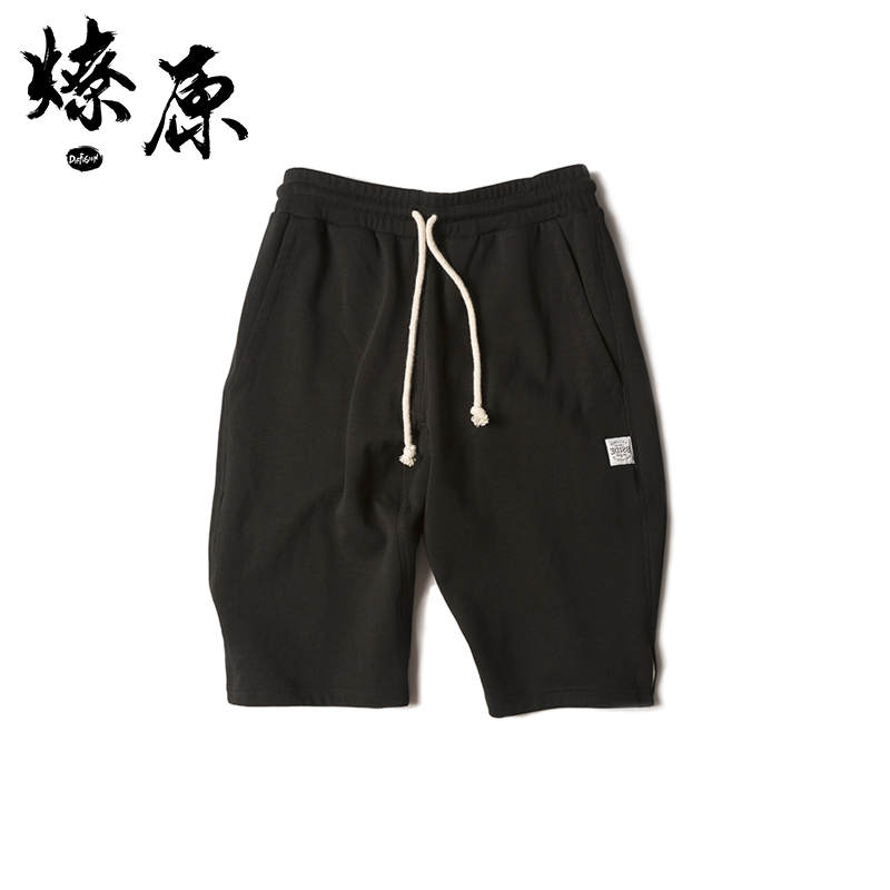 燎原BSIDE MANOR SHORT 黑色 松緊系帶五分短褲 吊裆褲 胯裆褲在類目 男裝, 休閒褲中 - 來自Buy2taobao.com提供專業的淘寶代購服務
