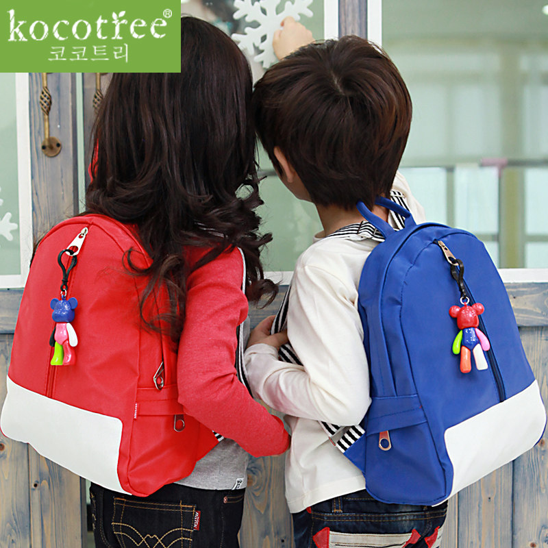 Korea KK tree children's schoolbags students baby cartoon Korean kindergarten school bags shoulder bags for men and women for email