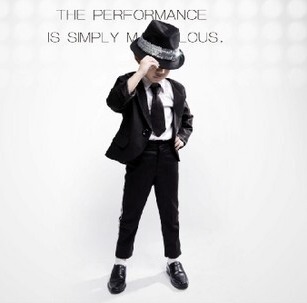 儿童街舞表演服饰 演出舞蹈服装 小绅士服迈克