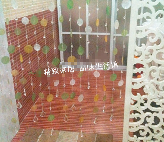 天然貝殼簾珠簾藤球簾挂簾門簾仿真水晶挂簾裝飾簾子玄關隔斷成品在類目 居家布藝, 窗簾門簾及配件, 珠簾/掛簾中 - 來自Buy2taobao.com提供專業的淘寶代購服務