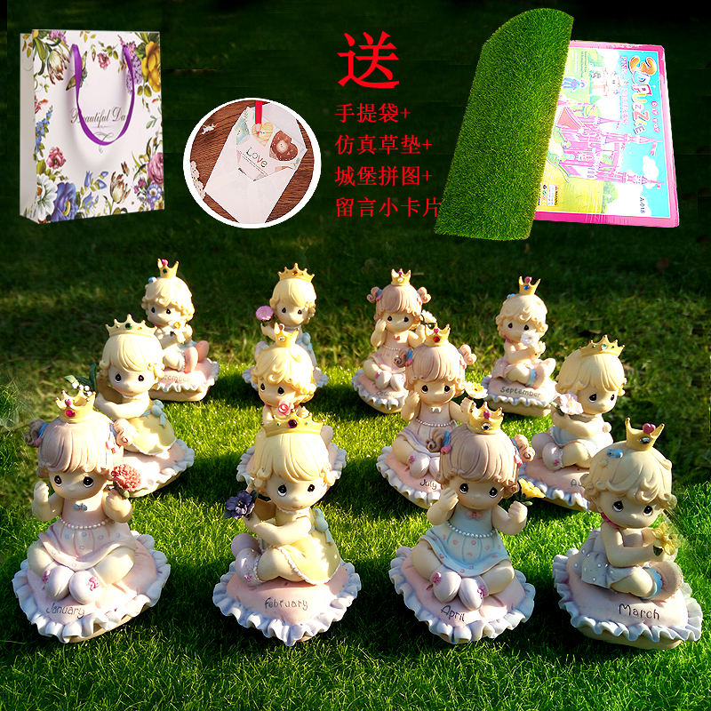 树脂摆件人物工艺品天使花仙十二花语娃娃公主结婚礼物女生日礼品在类目 节庆用品/礼品, 其它节庆用品中 - 来自Buy2taobao.com提供专业的淘宝代购服务