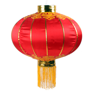  大红灯笼缎面钢架婚庆灯笼道具元旦春节灯笼