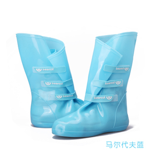 雨天出门必备时尚高筒雨鞋套防雨防水防滑鞋套