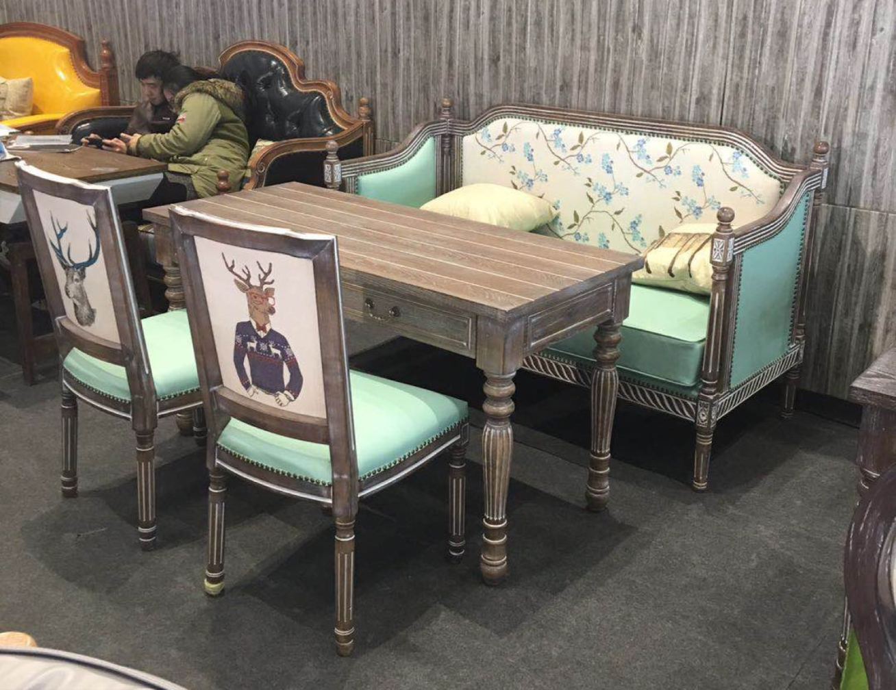Studio sofa Orders Tables and chairs combination suit European style Retro leisure time Negotiate Tables and chairs sofa Front Tables and chairsin the Business/Office Furniture , Office Furniture , Desk , Conference table category - from Buy2taobao.com to provide professional Taobao agent buy service