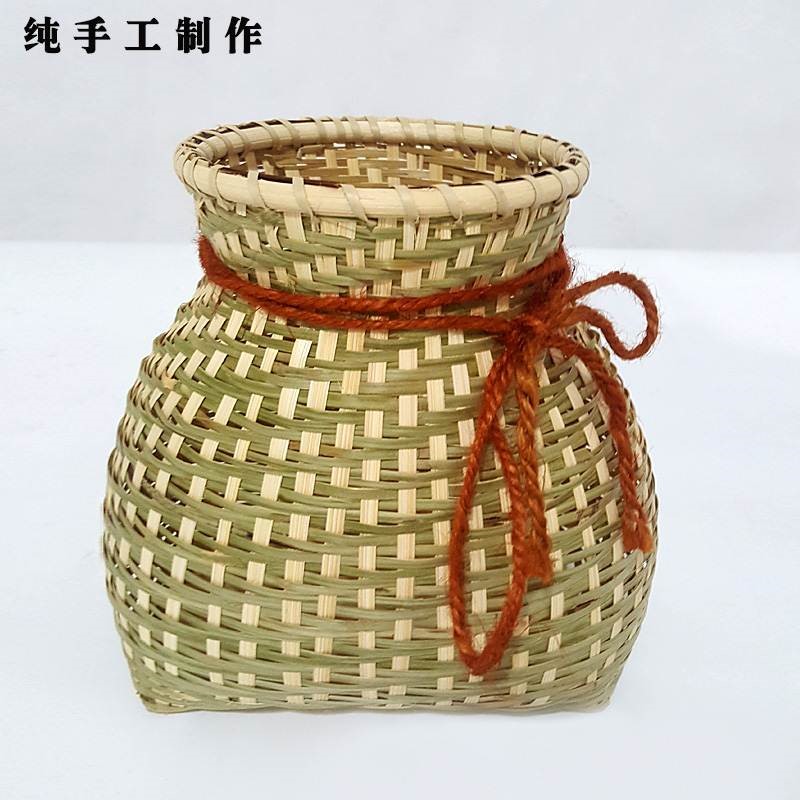 竹编鱼篓特色小背篓采茶叶篓插花舞蹈演出道具装饰手工竹制品|ruв категории Ручная работа, национальных меньшинств, в особенности ремесла, Браун, семьи - от Buy2taobao.com для оказания профессиональной услуги покупки агента Taobao