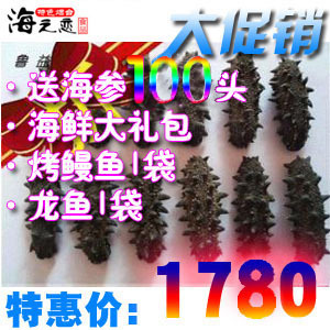  年终清仓 野生海参纯淡干刺参獐子岛晓芹皇纯烟台海参批发