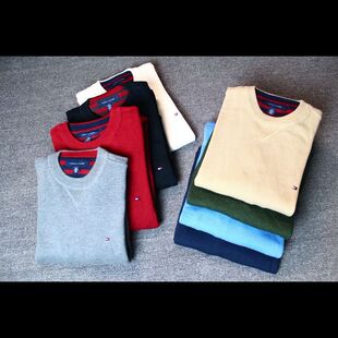  Tommy Hilfiger∕汤米正品圆领加厚套头男装 毛衣∕针织衫 有大码