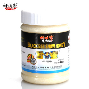  神顶峰 原始森林 天然 百年椴树 蜂蜜 东北黑蜂 固体结晶蜂蜜500g