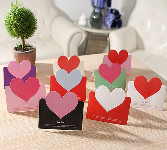 the republic of korea originality card heart-shaped Blessing card birthday Teacher's Day Invitation cards Return ceremony love Greeting cardsin the Festive supplies/Gift , Greeting Cards/Card category - from Buy2taobao.com to provide professional Taobao agent buy service