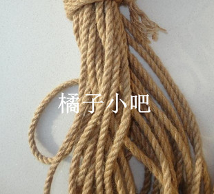天然1-22mm麻绳 楼梯装饰绳 天然麻绳 黄麻绳 粗麻绳 1米价