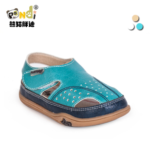  夏季新款 熊猫胖迪 男童凉鞋童鞋男童沙滩鞋儿童镂空凉鞋透气
